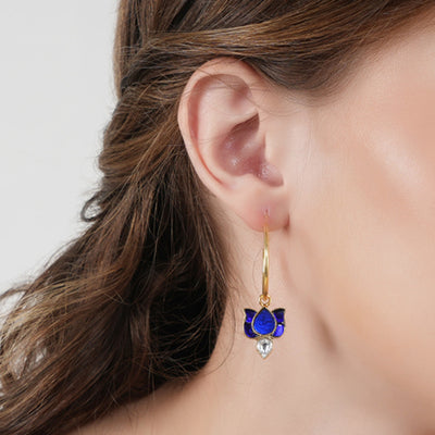 Shubharambh Goldplated Kundan Chaandbali