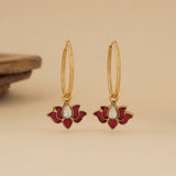 Shubharambh Goldplated Kundan Chaandbali