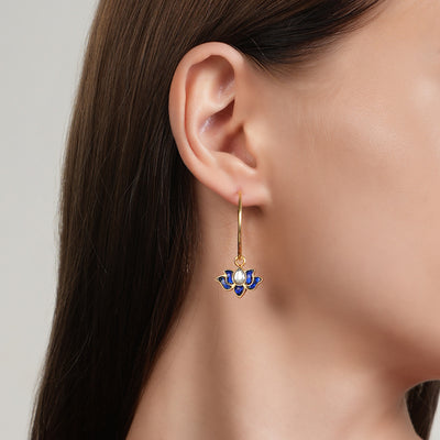 Shubharambh Goldplated Kundan Chaandbali