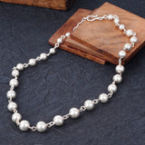 Timeless Silver Ball Necklace
