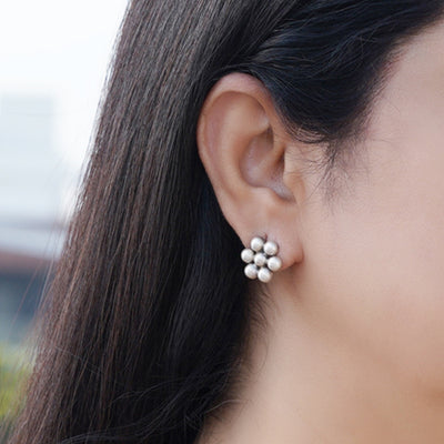 Silver Kudi Studs