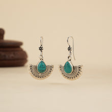 Load image into Gallery viewer, Silver Lamp Earrings