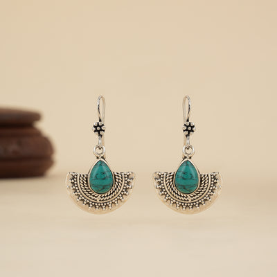 Silver Lamp Earrings