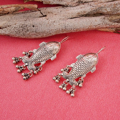 Silver Fish Earrings