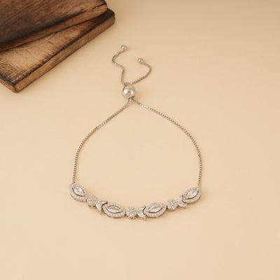 Silver Glittering Bracelet