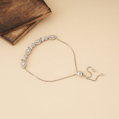 Silver Glittering Bracelet