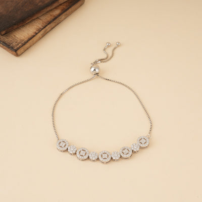Silver Glittering Bracelet