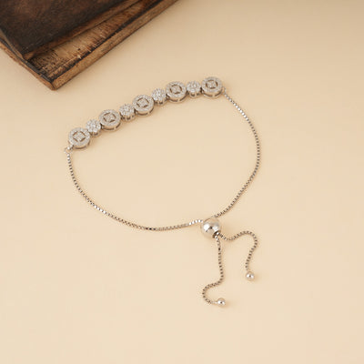Silver Glittering Bracelet