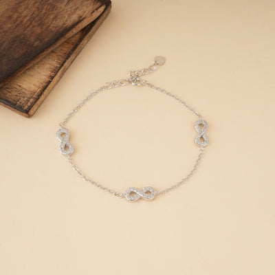 Silver Infinity Bracelet