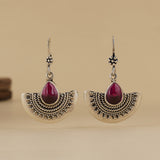 Silver Lamp Earrings