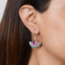 Silver Lamp Earrings