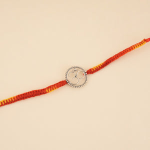 Silver OM Rakhi