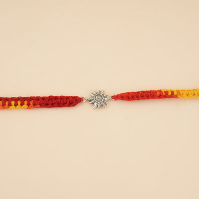 Silver Sun Rakhi