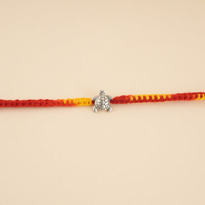 Silver Tortoise Rakhi