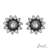 Sunflower Kundan Studs
