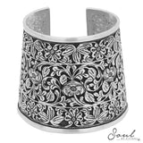 Tribal Cuff with Floral Motif