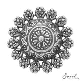 Tribal Silver Adjustable Ring