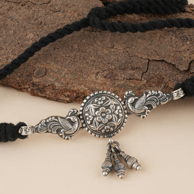 Tribal Silver Choker