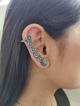 Load image into Gallery viewer, Tribal Silver Ear cuffs