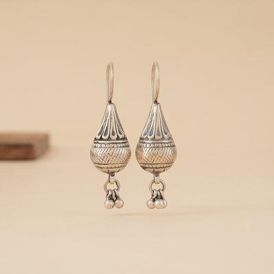 Tribal Silver Earrings