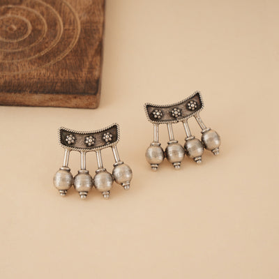 Quirky Silver Earrings