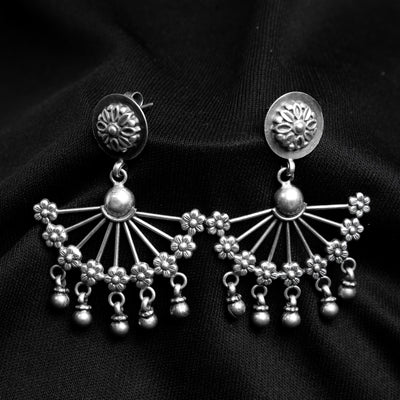 Tribal Silver Earrings