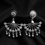 Tribal Silver Earrings