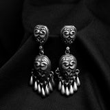 Tribal Silver Earrings