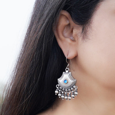 Tribal Silver Earrings