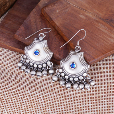 Tribal Silver Earrings