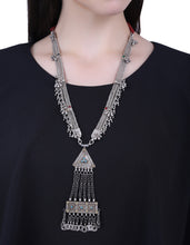 Load image into Gallery viewer, Tribal Silver Necklace