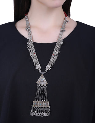 Tribal Silver Necklace