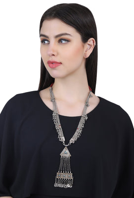 Tribal Silver Necklace