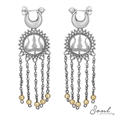 Trident with Dual Tone Hangings