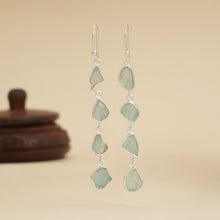 Load image into Gallery viewer, Sea Mist Silver Earrings