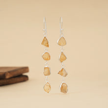 Load image into Gallery viewer, Wild Citrine Drops Earrings