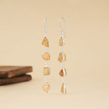 Load image into Gallery viewer, Wild Citrine Drops Earrings