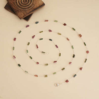 Wild Garden Tourmaline Long Necklace