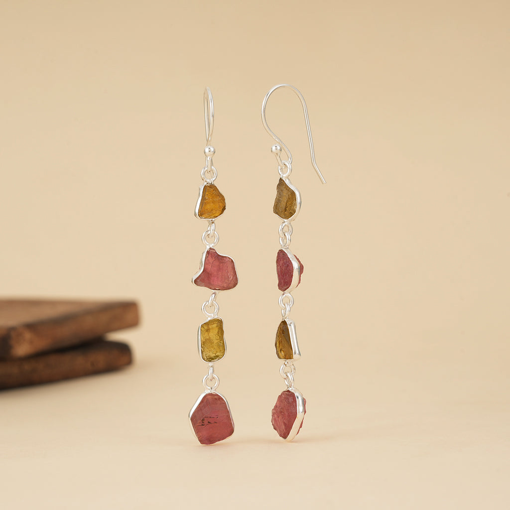Wildflower Tourmaline Drop Earrings